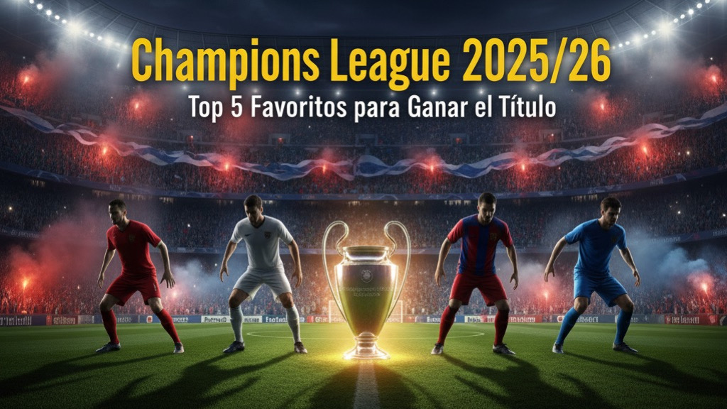 Champions League 2025/26: Top 5 Favoritos para Ganar el Título