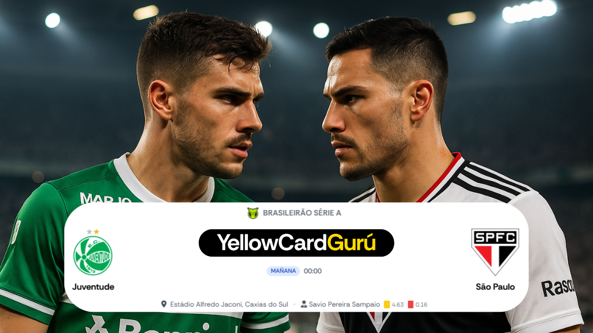 Juventude vs São Paulo. Brasileirao A . Análisis y pronósticos con mucho valor.