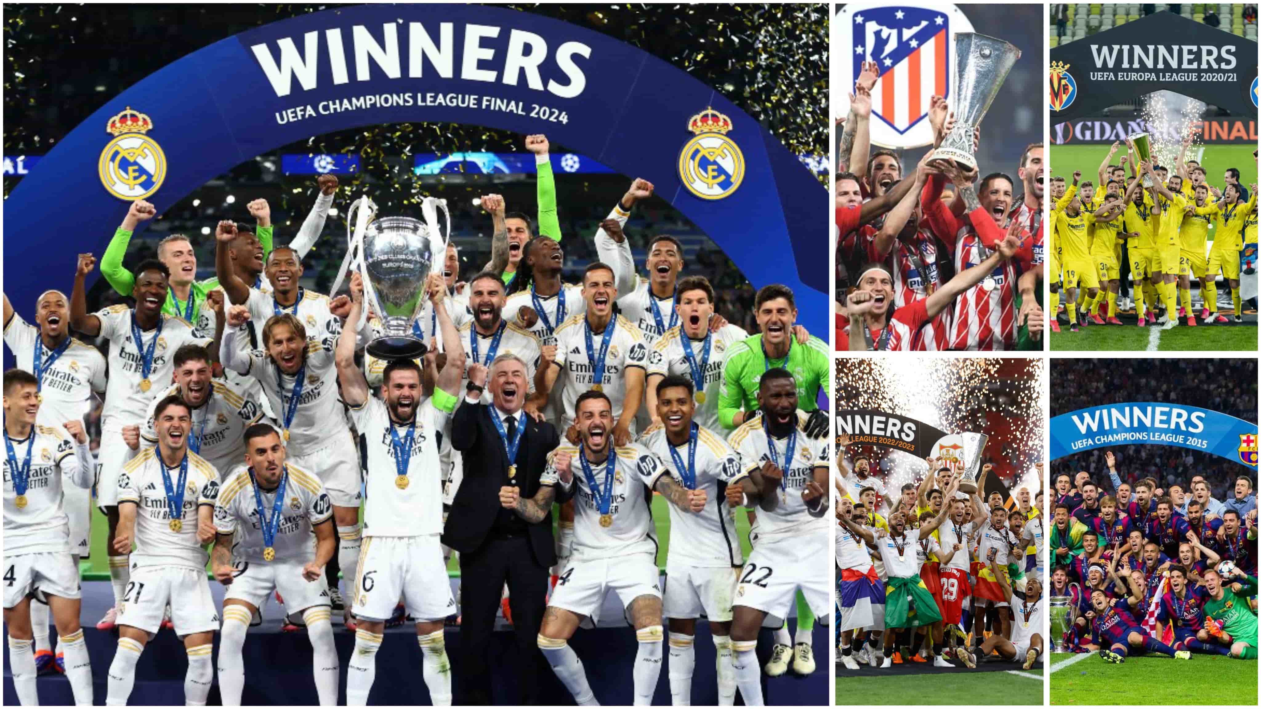 Los Últimos Equipos de La Liga Española Que Ganaron Títulos Europeos