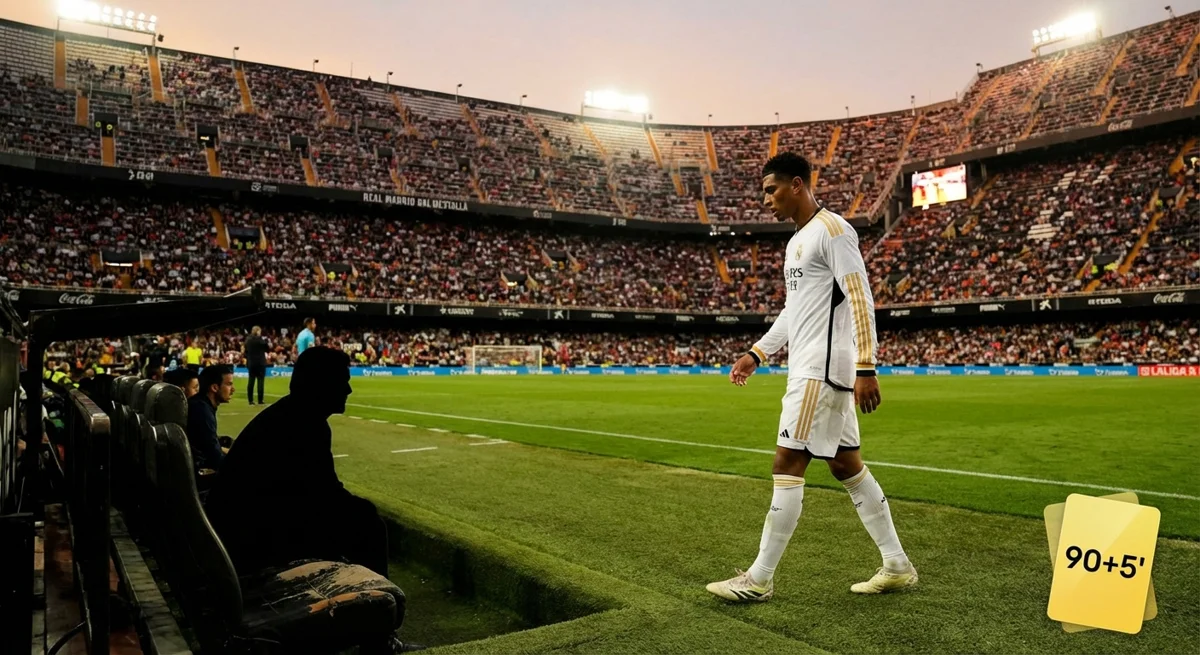 Valencia-Real Madrid sin Vinicius: cómo cambian las tarjetas en Mestalla